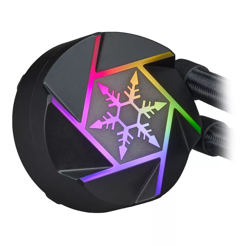 SilverStone VIDA 240 slank, AiO vloeistofkoeling, zwart - 240mm