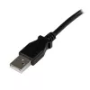 StarTech.com 3 m USB 2.0 A naar haakse B-kabel – M/M, 3 m, USB A, USB B, USB 2.0, zwart
