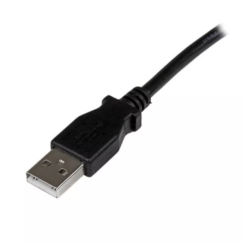 StarTech.com 3 m USB 2.0 A naar haakse B-kabel – M/M, 3 m, USB A, USB B, USB 2.0, zwart