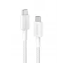 Anker Innovations 322 USB-C naar USB-C-kabel nylon 0,9M 60W wit - kabel - digitaal/data (A81F5G21)