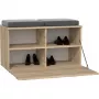 Gesloten schoenenkast Top e Shop OPAL SZAFKA SONOMA – eiken, 850×450 mm, spaanplaat, 16 mm frame