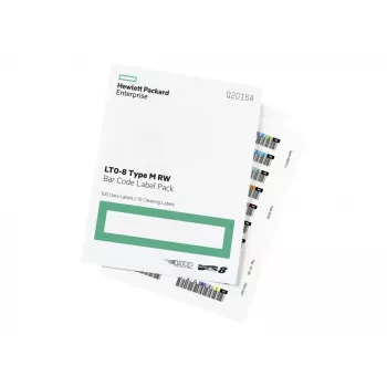 Hewlett Packard Enterprise HPE LTO-8 Ultrium RW barcode label pack - barcode-etiketten (Q2015A)