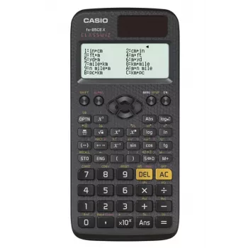 CASIO FX-85CEX WETENSCHAPPELIJKE ZAKREKENMACHINE, KANTOOR, SCHOOL, 379 FUNCTIES, 77X166MM, ZWART