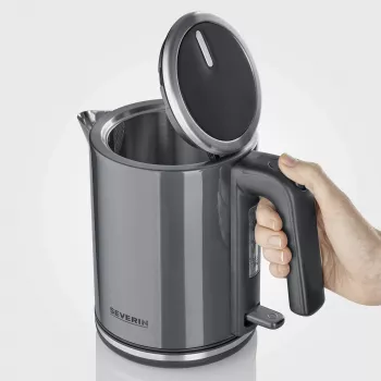 Elektrische waterkoker Severin 2400 W antraciet zwart