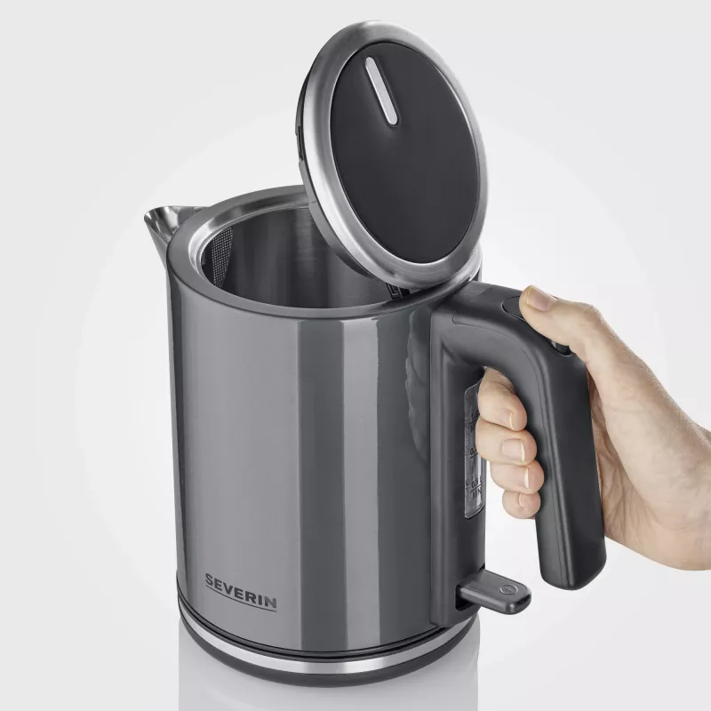 Elektrische waterkoker Severin 2400 W antraciet zwart