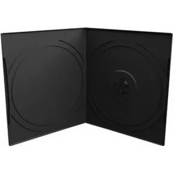 MEDIARANGE BOX10 - dvd-hoes - 1 disc - zwart - kunststof - 120 mm - 125 mm