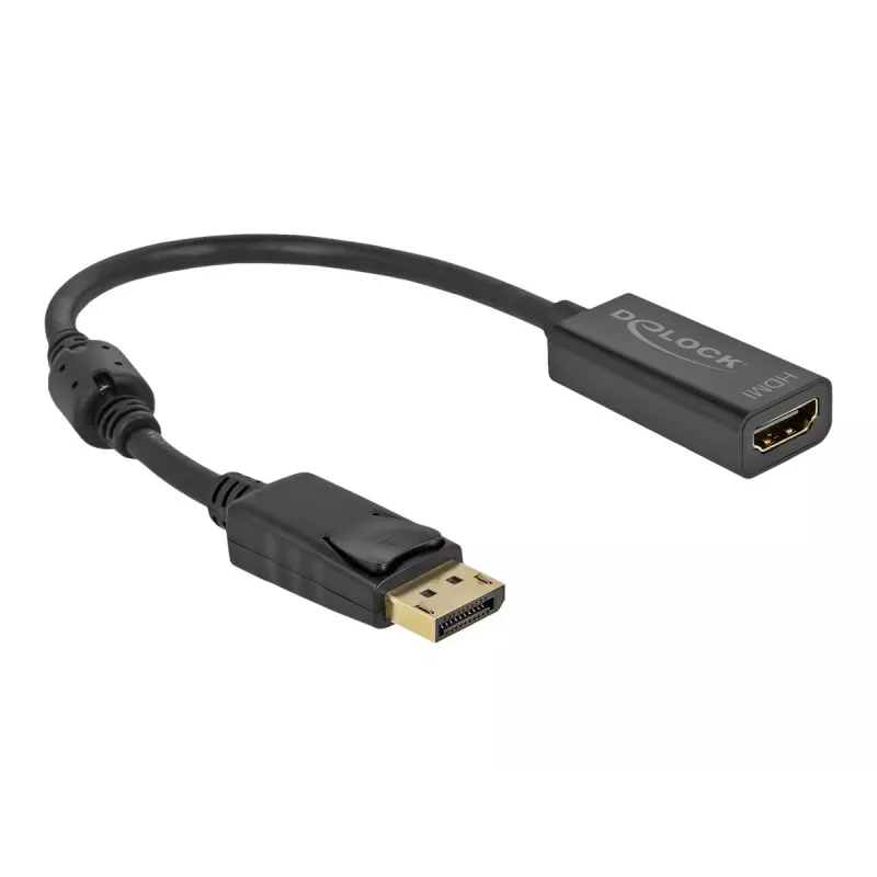 Adapter DisplayPort 1.2 stekker naar HDMI bus 4K DeLOCK 63559