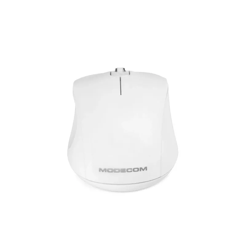 MODECOM M10 M-MC-0M10-200 muis (optisch, 1000 DPI, witte kleur) (M-MC-0M10-200)
