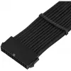 SilverStone PP07E - stroomverlengkabel - ATX, 24-polig (W) naar ATX, 24-polig (M) - 30 cm - zwart