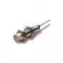 Fotoelektrische sensor Datalogic BASIC M12 — grijze behuizing, messing lichaam, 0,5 kHz, 0,2 A, 48,4 mm diepte