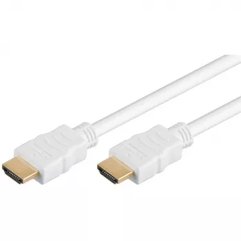 Goobay HDMI-kabel 5m type A stekker naar stekker 18 Gbit/s Wit