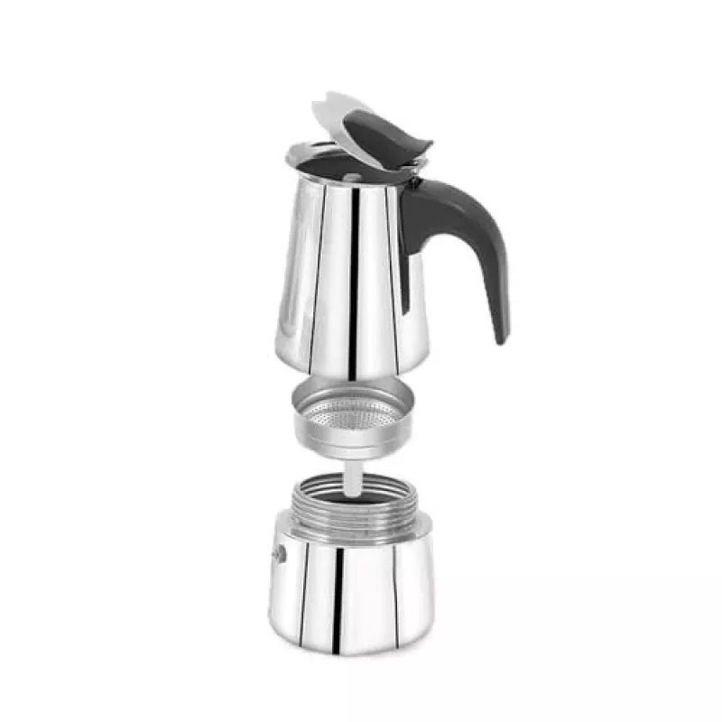 Moka pot Maestro MR-1660-9, koffiezetter voor 6 kopjes, zwart