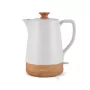 Elektrische waterkoker Maestro MR-076 1,8 l 1800 W keramische behuizing, wit/hout
