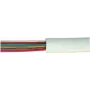 Telefoonkabel ShiverPeaks 6-aderig plat, wit, 20,0 m (model 76117-20)