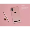 VixFox telefoon-achterkant voor iPhone XSMAX met kaarthouder, roze
