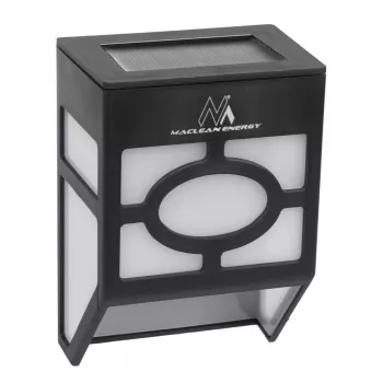 Solar-tuinlamp MACLEAN MCE171 2-delige set LED-solaraangedreven buitenlampen