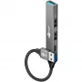 Goobay Slim 4-poorts USB-hub, USB-A naar USB-C™/USB-A, USB 3.2 (74458)