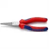 KNIPEX 30 35 160 – platte punttang – 2,5 mm – 4,1 cm – staal – blauw/rood – 16 cm
