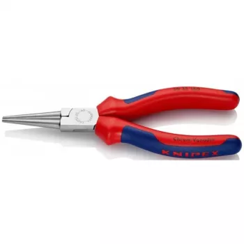 KNIPEX 30 35 160 – platte punttang – 2,5 mm – 4,1 cm – staal – blauw/rood – 16 cm