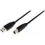 Logilink - USB-kabel - USB Type-A 9-polig (M) - USB Type-B 9-polig (M) - 1 m (USB 3.0) (CU0023)