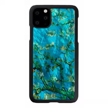 Beschermhoes iKins voor iPhone 11 Pro Max – Almond Blossom zwart