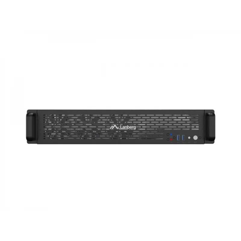 Rackbehuizing Lanberg SC01-5202-12B 2U zwart 3 ventilatoren HDD+SSD