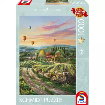 Thomas Kinkade Studios: Peaceful Valley Vineyard, puzzel