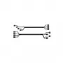 SAS-kabel INTEL A2U8PSWCXCXK2 SFF-8611 naar SFF-8611 0,875 m zwart, 2-pack