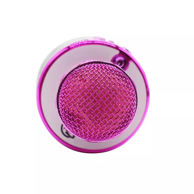 MANTA MIC11-PK microfoon roze — bedraad 3,5 mm jack, licht handapparaat