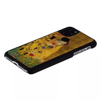 Smartphonehoesje iKins voor iPhone 11 Pro Max – zwart kusdesign, beschermhoes