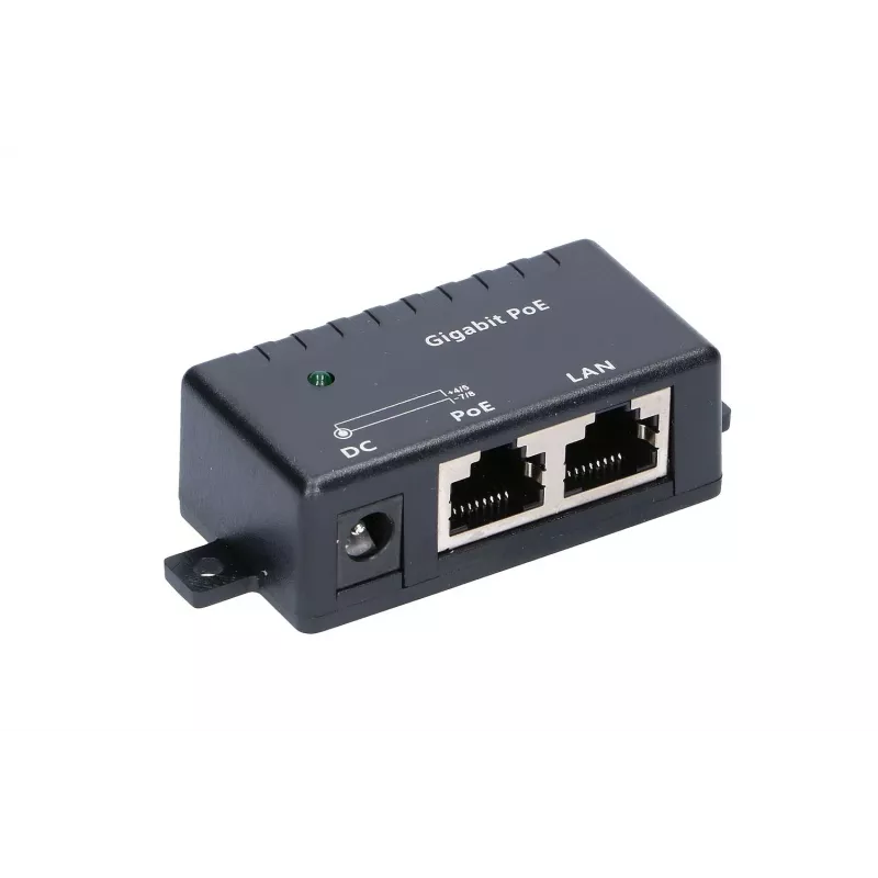 Gigabit PoE-injector Extralink 1 poort, 1x 1000Mb/s RJ45, cube