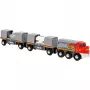 Trein BRIO World Santa Fe Train Trains of the World meerkleurig