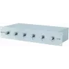 Volumeregelaar Omnitronic ELA 6S zilver – rackmount-audioniveauregeling, 6-kanaals