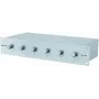 Volumeregelaar Omnitronic ELA 6S zilver – rackmount-audioniveauregeling, 6-kanaals
