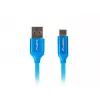 Lanberg CA-USBO-22CU-0010-BL USB-kabel 1 m USB 2.0 USB-C USB-A blauw