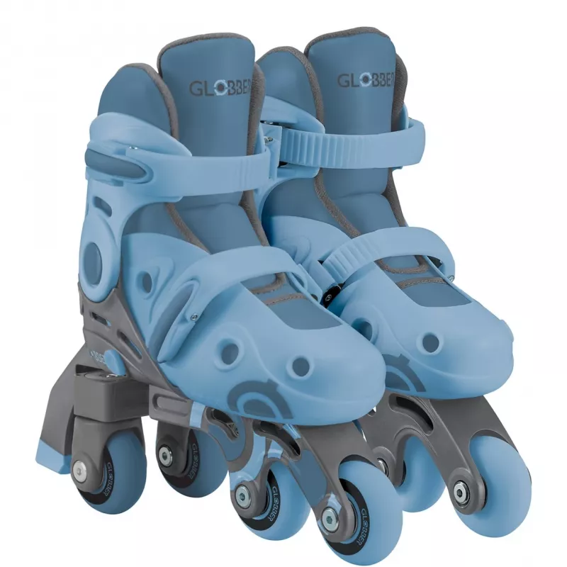 Inline-skates GLOBBER Learning Skates 2-in-1 maat 26-29 blauw