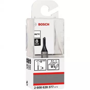 Rechte frees Bosch 2 608 628 377 lengte 51 mm werkdiepte 8 mm