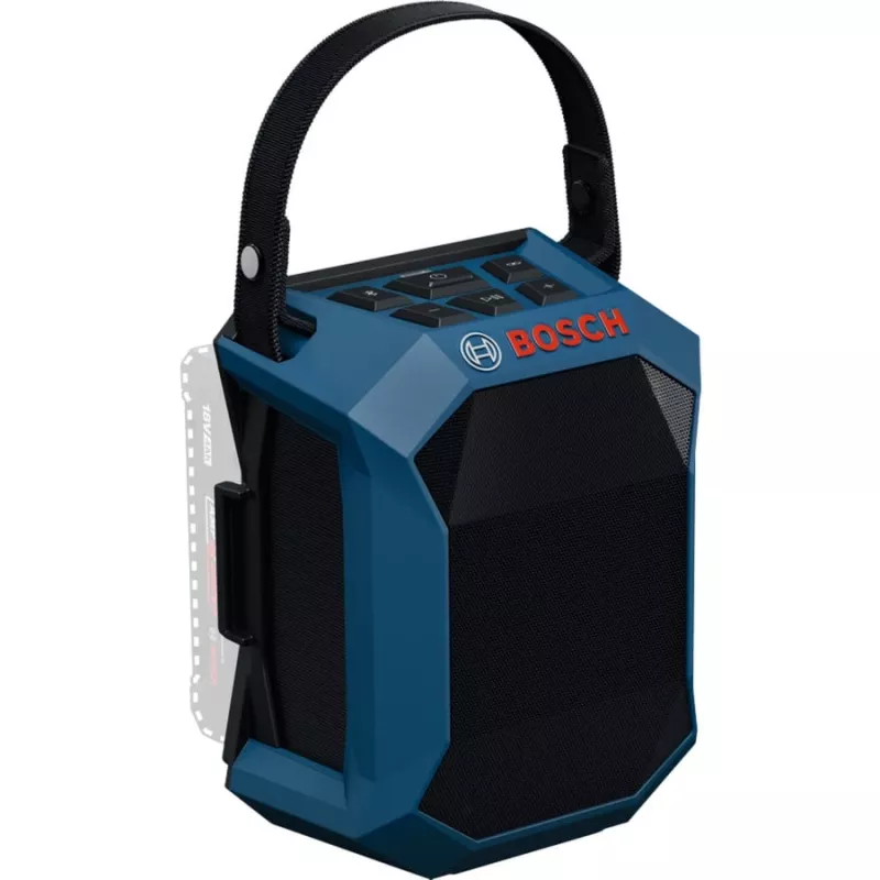 Draagbare bouwradio Bosch GPB 18V-1 solo C (06014A7000) — 18V op batterij