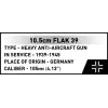 Constructieset Cobi Blocks 10,5 cm Flak 39 — 339 onderdelen