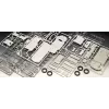 Kunststof model VW T1 Panel Van - Gulf decoratie 1/24