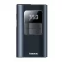 Baseus PrimeTrip VA1 draagbare bandenpomp, 75 W, 2-in-1 met zaklamp en 6000 mAh powerbank, zwart
