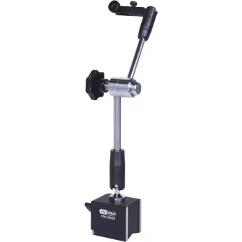 Magnetische meetstandaard ks tools 300.0623 met 3 gewrichten voor meetklokken en kalibers