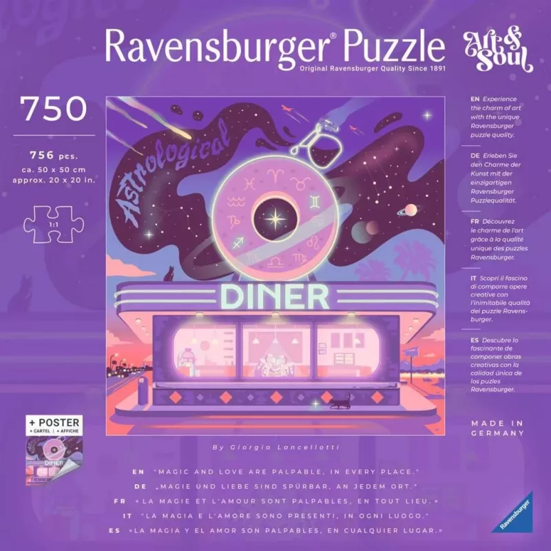 Puzzel Art & Soul - Astrological Diner 750 stukjes