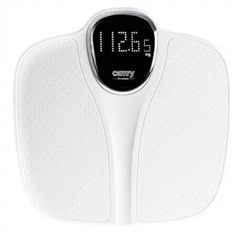 Badkamerweegschaal Camry CR 8171w — digitale weegschaal, max. 180 kg, 50 g nauwkeurigheid, BMI-berekening, wit