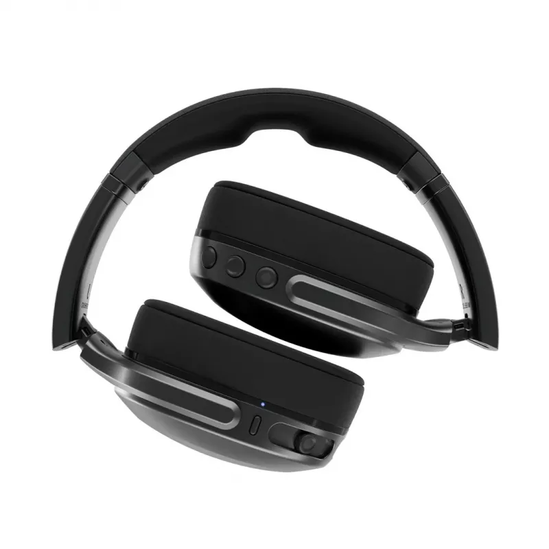 Skullcandy Crusher 540 Active S6EVW-T992 over-ear koptelefoon, draadloos en bedraad, Bluetooth, Sensory Bass, 40 uur batterij, opvouwbaar, Black Coal
