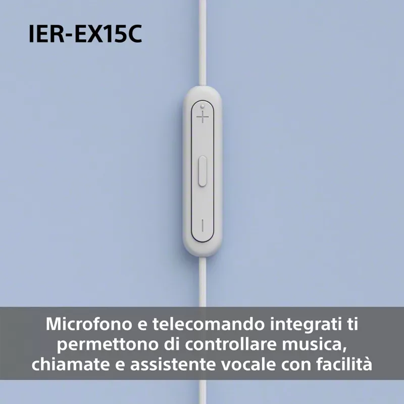Sony IER-EX15C Headset Bedraad In-ear Gesprekken/Muziek USB Type-C Blauw