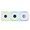 Lian Li UNI FAN SL Wireless 120 ARGB PWM behuizingsventilator, 120 mm, 3-pack incl. controller, wit