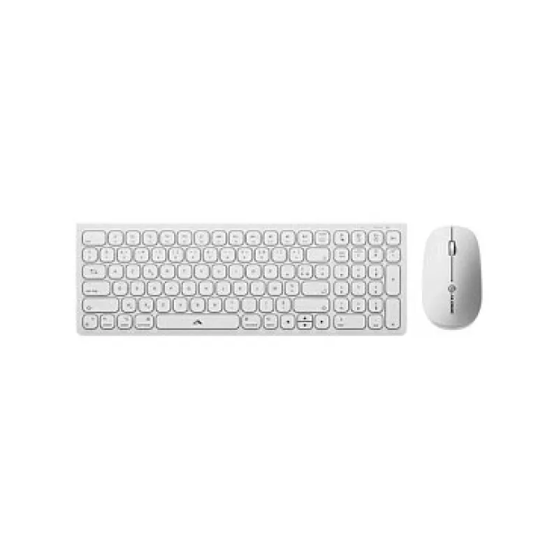 Alogic Echelon Compact USB-C BT toetsenbord Duits + muis wit - toetsenbord - USB Type-C - toetsenbord - USB Type-C