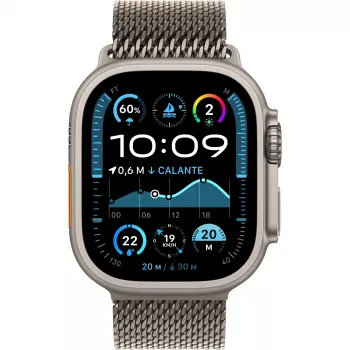 Apple Watch Ultra 2 Cell 49mm Natural Titanium Milanese S