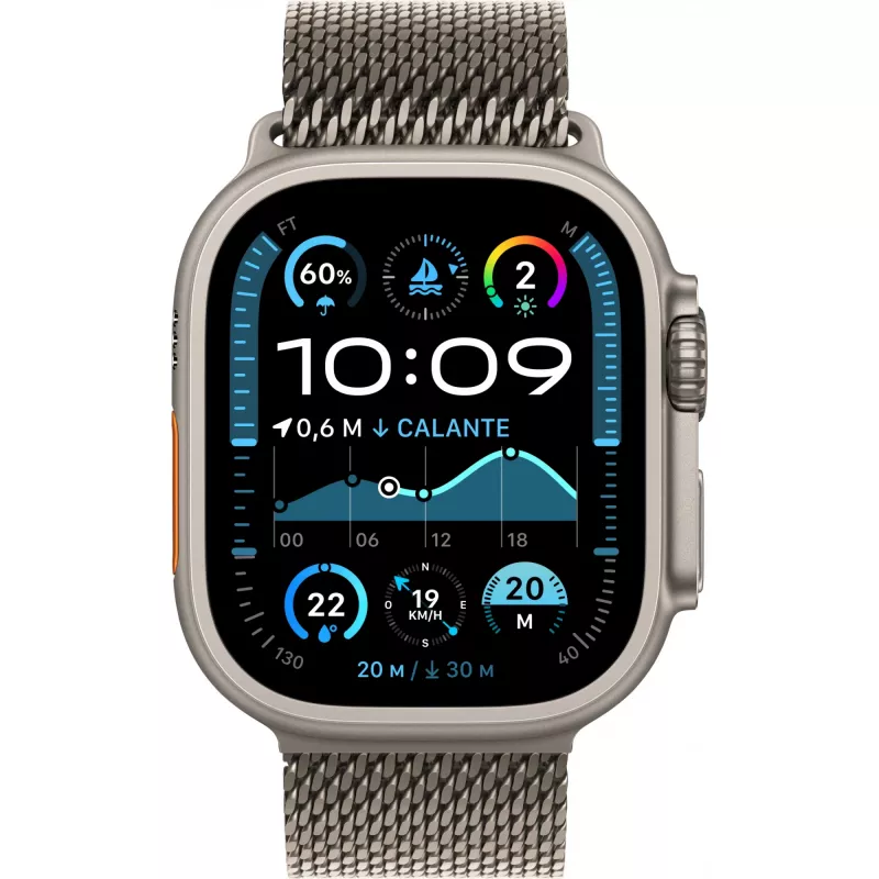 Apple Watch Ultra 2 Cell 49mm Natural Titanium Milanese S